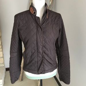 Brown Winter Quilted Jacket